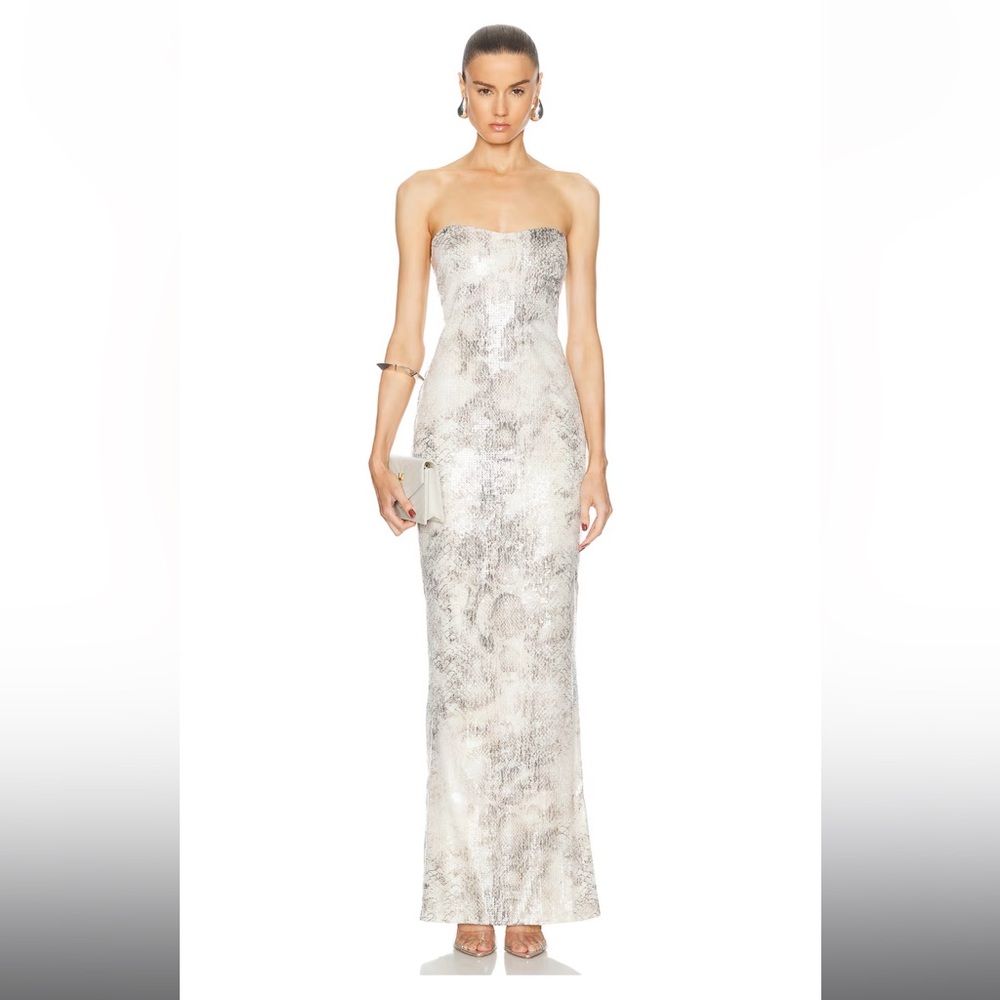 RETROFETE Winslow Dress snake print size S